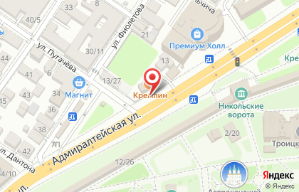 Пекарня Жар Свежар на Адмиралтейской улице на карте