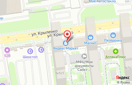 Салон маникюра и педикюра Nail & Rich в Санкт-Петербурге на карте
