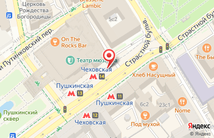 Чешская пивная Козловна в Малом Путинковском переулке на карте