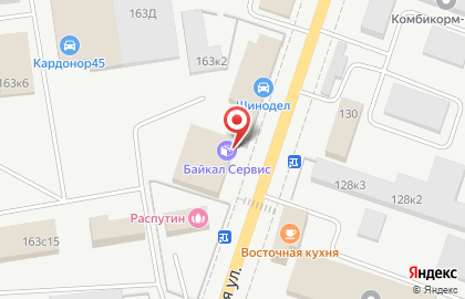Транспортная компания Байкал Сервис на Омской улице на карте