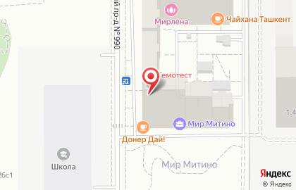 Супермаркет здорового питания ВкусВилл на Муравской улице на карте