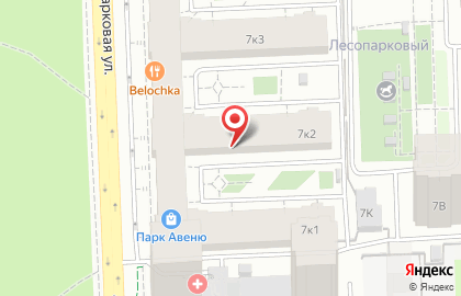 Инжиниринговая компания ТОР на Лесопарковой улице на карте