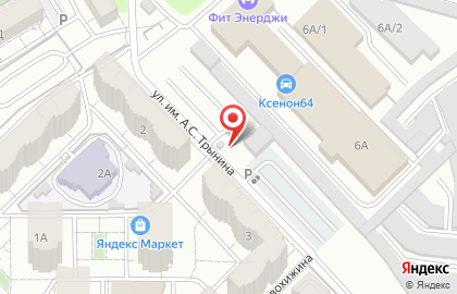 Автостоянка в Саратове на карте