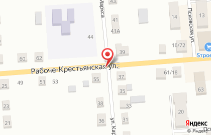EХ на Рабоче-Крестьянской улице на карте