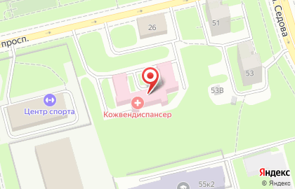 Кожно-венерологический диспансер Невского района на карте