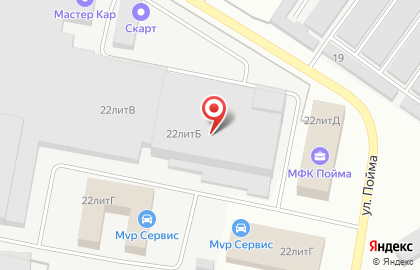Производственно-торговая компания Декоративный камень на улице Пойма на карте