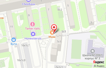 Кафе Маяк на бульваре Яна Райниса на карте