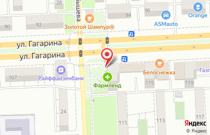 Магазин овощей и фруктов на ул. Гагарина, 115в на карте
