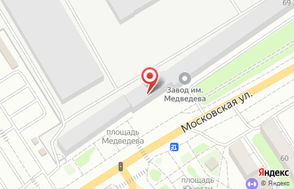 Росток на Московской улице на карте