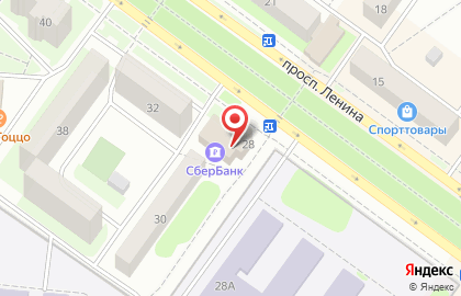 Магазин автотоваров Exist.ru на проспекте Ленина на карте