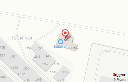 Сервисный центр Водолей в Центральном районе на карте