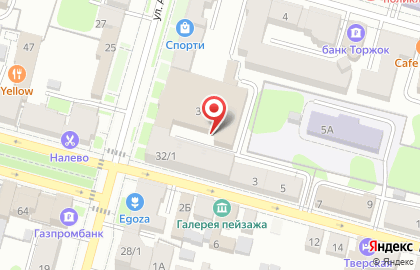 ОАО Тверьуниверсалбанк на улице Володарского на карте