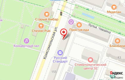 Магазин верхней одежды Ninel на Комсомольской на карте
