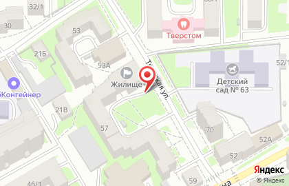 Гостиница Фаворит на Тверской улице на карте