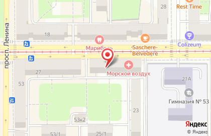 Фирменный магазин Чебаркульская птица на улице Ленинградской на карте
