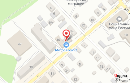 Мотосалон Нижегородский, мотосалон в Нижнем Новгороде на карте