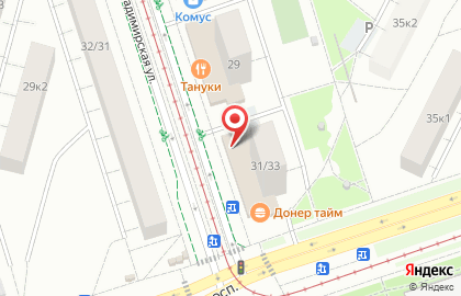 Райффайзенбанк в Перово на карте