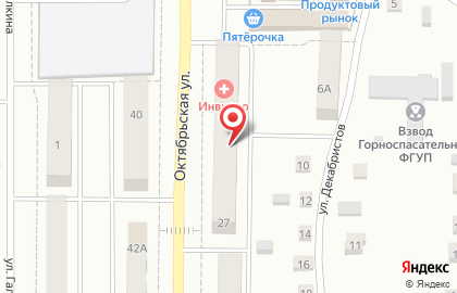 Страховая компания Аско-Страхование на Октябрьской улице на карте