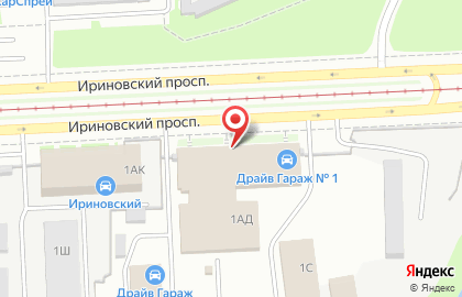Страховая брокерская компания А+ на Ириновском проспекте на карте