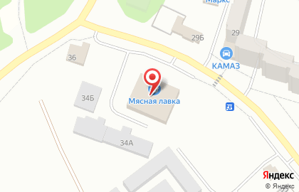 Мясная лавка на улице Энгельса на карте