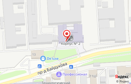 Пензенский государственный технологический университет в Октябрьском районе на карте