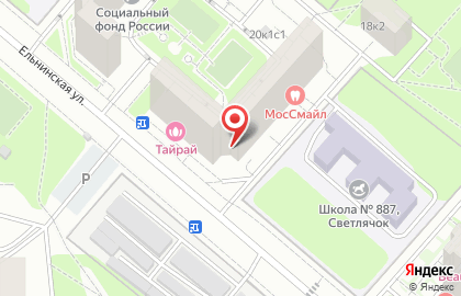 Служба доставки и логистики Сдэк на Ельнинской улице на карте