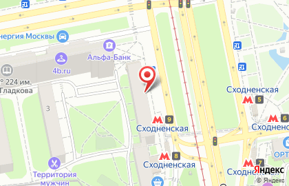 Магазин выпечки в Москве на карте