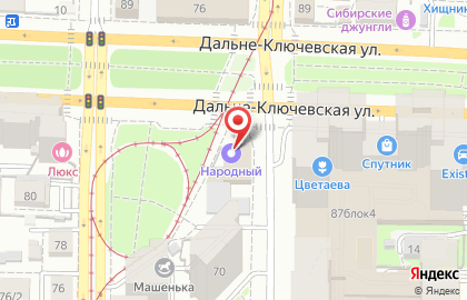 Магазин печей, котлов и каминов Народный в Томске на карте