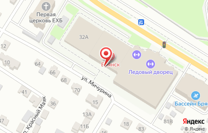 Спортивно-оздоровительный комплекс Государственное автономное учреждение Брянск в Володарском районе на карте