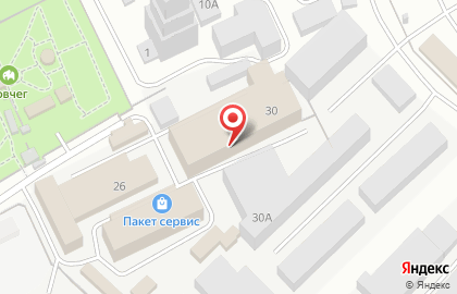 Торговая компания на улице Чапаева на карте