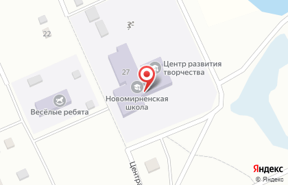 Средняя общеобразовательная школа с. Новый Мир на карте