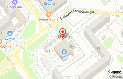 Оптово-розничный магазин цветов ЦветНик на Станкозаводской улице на карте