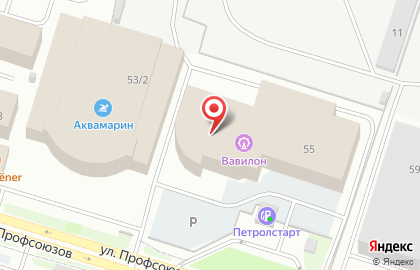 Банкомат Банк Уралсиб на улице Профсоюзов, 55 на карте