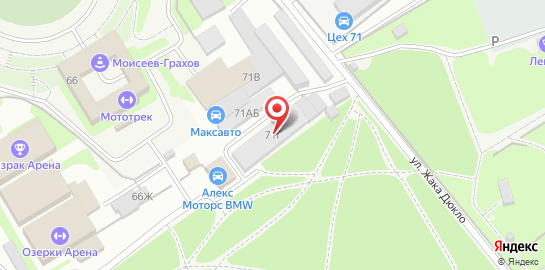 Автосервис Вилгуд на проспекте Тореза на карте
