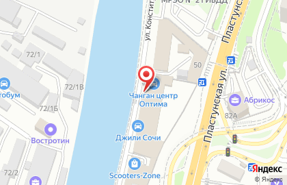 Установочный центр bgt Workshop Sochi на карте
