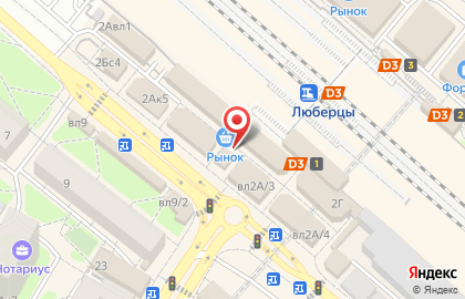 Продуктовый магазин в Москве на карте