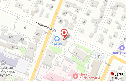 Магазин товаров для рыбалки на Тихвинской улице на карте