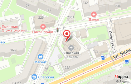 Воскресная церковно-приходская школа, Церковь во имя Всемилостивейшего Спаса на карте