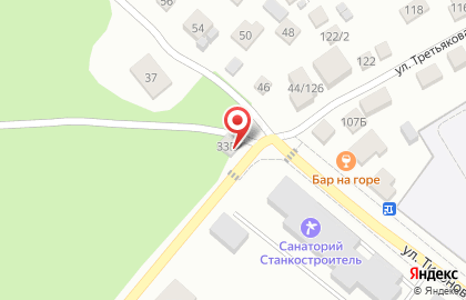Продовольственный магазин в Центральном районе на карте