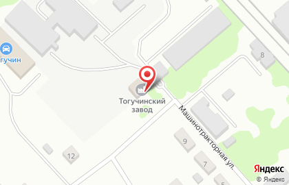 Тогучинский завод бетонопрессованных изделий в Новосибирске на карте