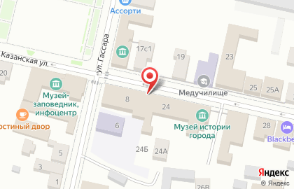 Кафе быстрого питания Блинный дворик на карте