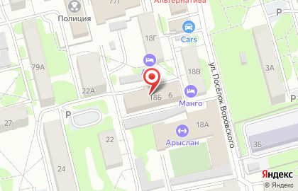 Деловой центр на Восстания на карте