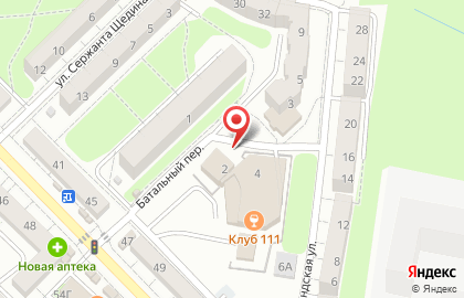 Хит Лайн в Батальном переулке на карте