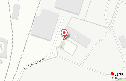 Магазин автозапчастей на улице Воровского на карте
