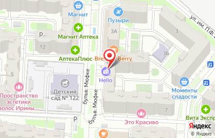 ТЦ Гагаринский в Кировском районе на карте