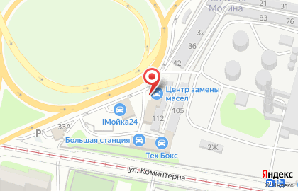 Артос на улице Мосина на карте