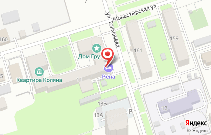 Хостел Репа на карте