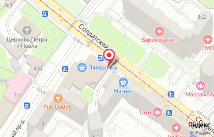 Салон сотовой связи МегаФон на метро Лефортово на карте