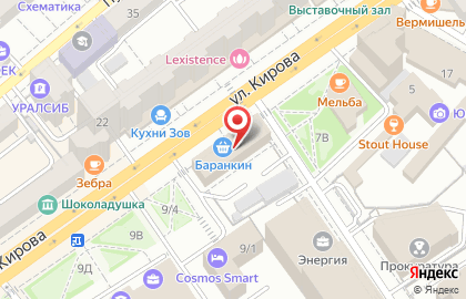 РоссТур в Ленинском районе на карте