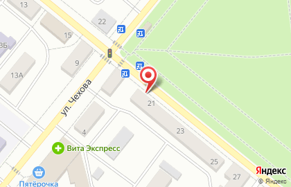 Служба доставки Империя суши на улице Луначарского на карте